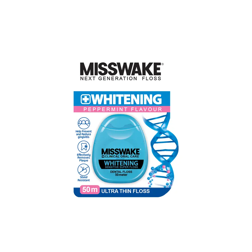 floss-whitening.webp نخ دندان میسویک مدل سفیدکننده Whitening - Image 1