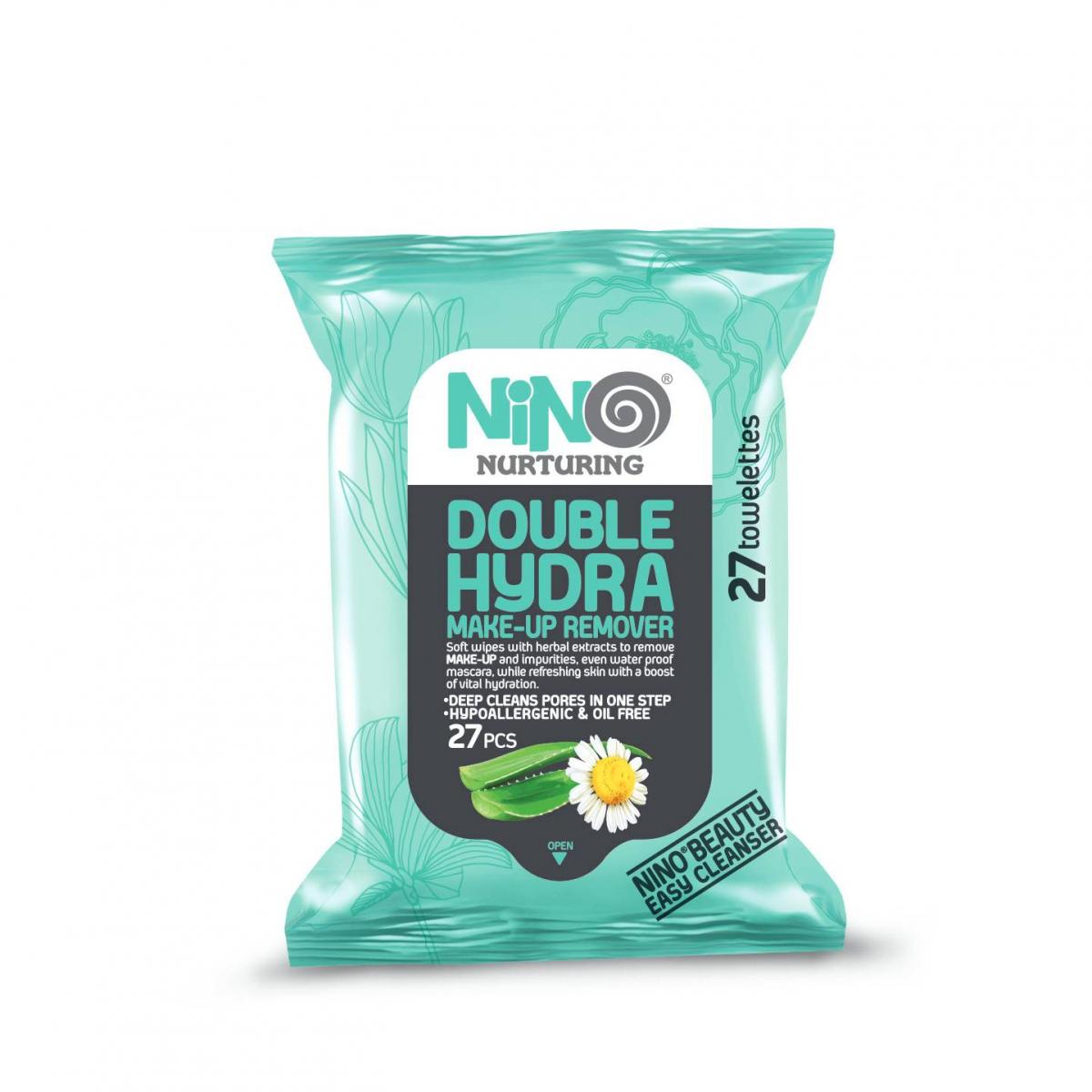 nino010.jpg دستمال مرطوب آرايش طرح آبرسان 27 برگي نینو - Image 1